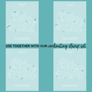 Give Thanks - Set Of 4 Coordinating Stencils