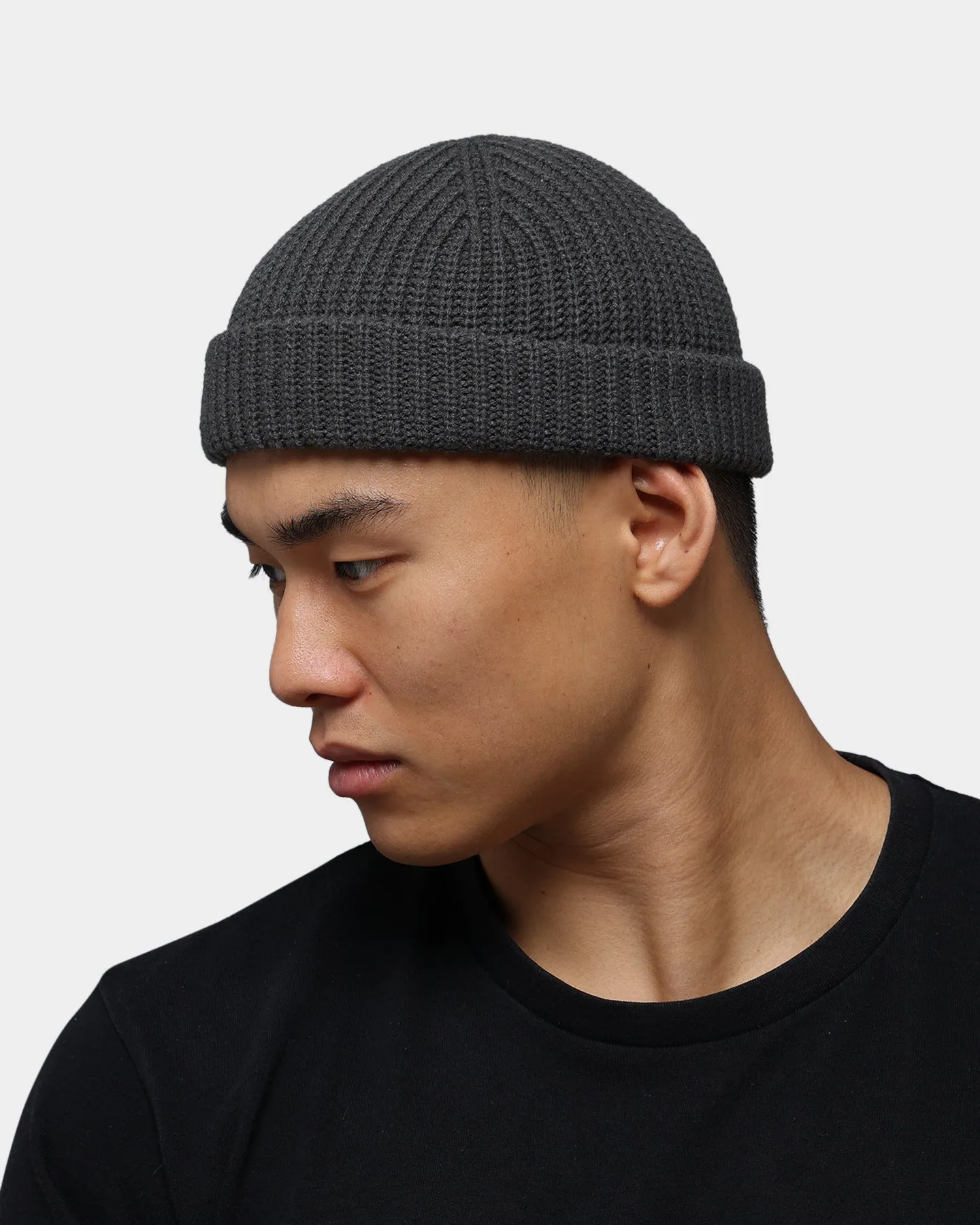 Goat Crew Rib Voyage Beanie Charcoal