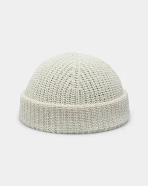 Goat Crew Rib Voyage Beanie Off White