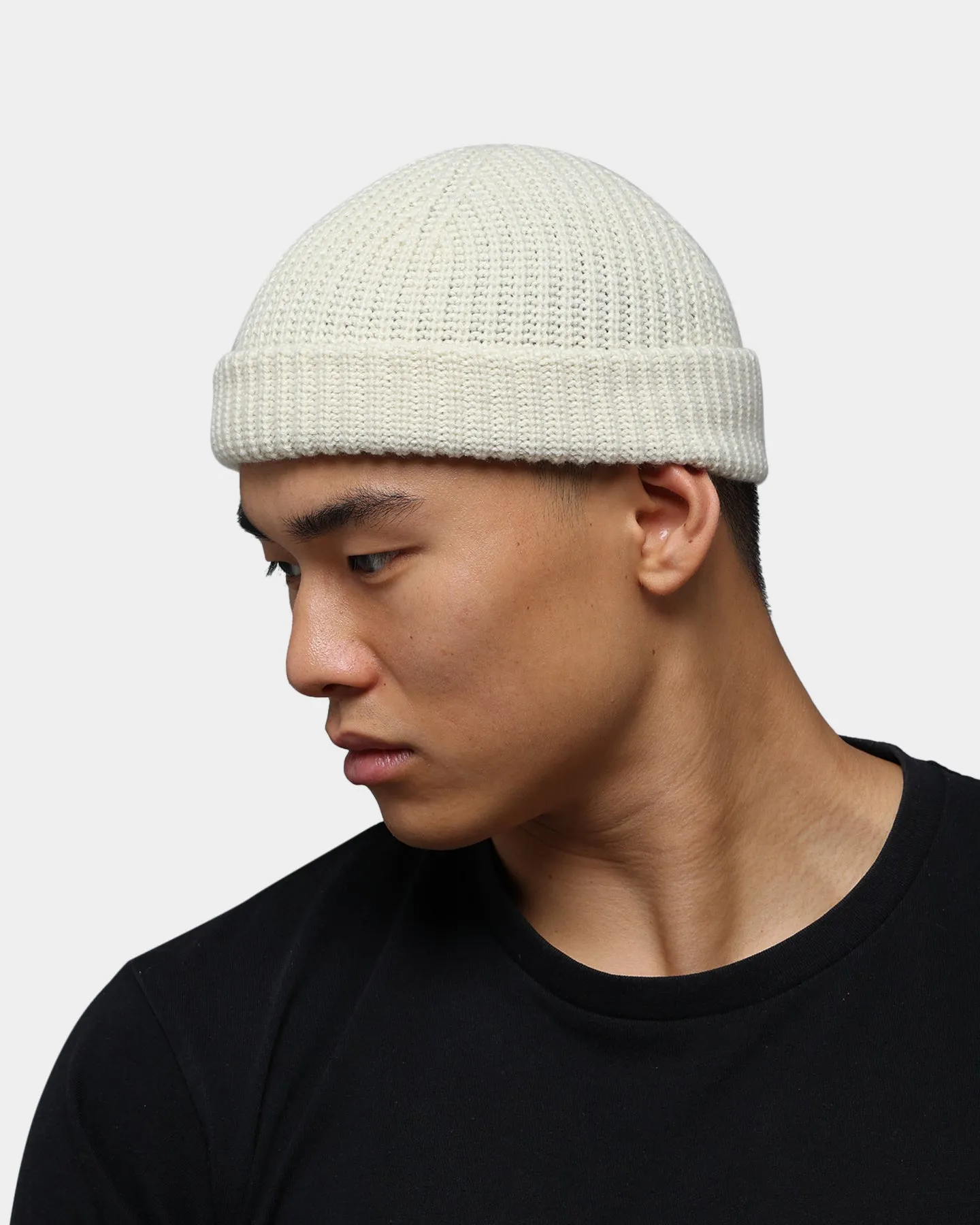 Goat Crew Rib Voyage Beanie Off White