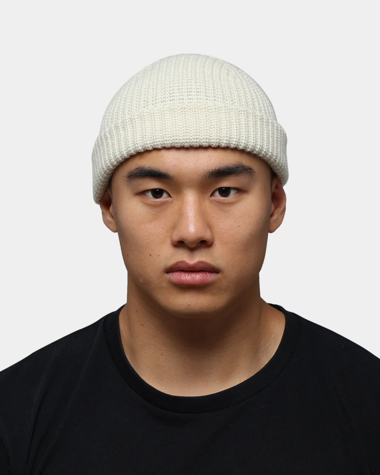 Goat Crew Rib Voyage Beanie Off White