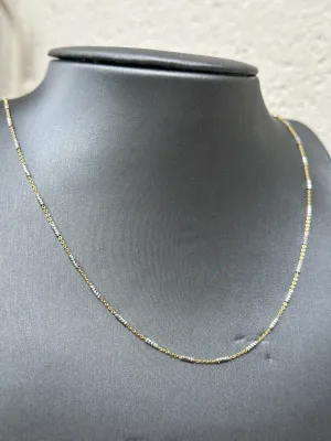 Gold and Silver Dainty Layering Chain
