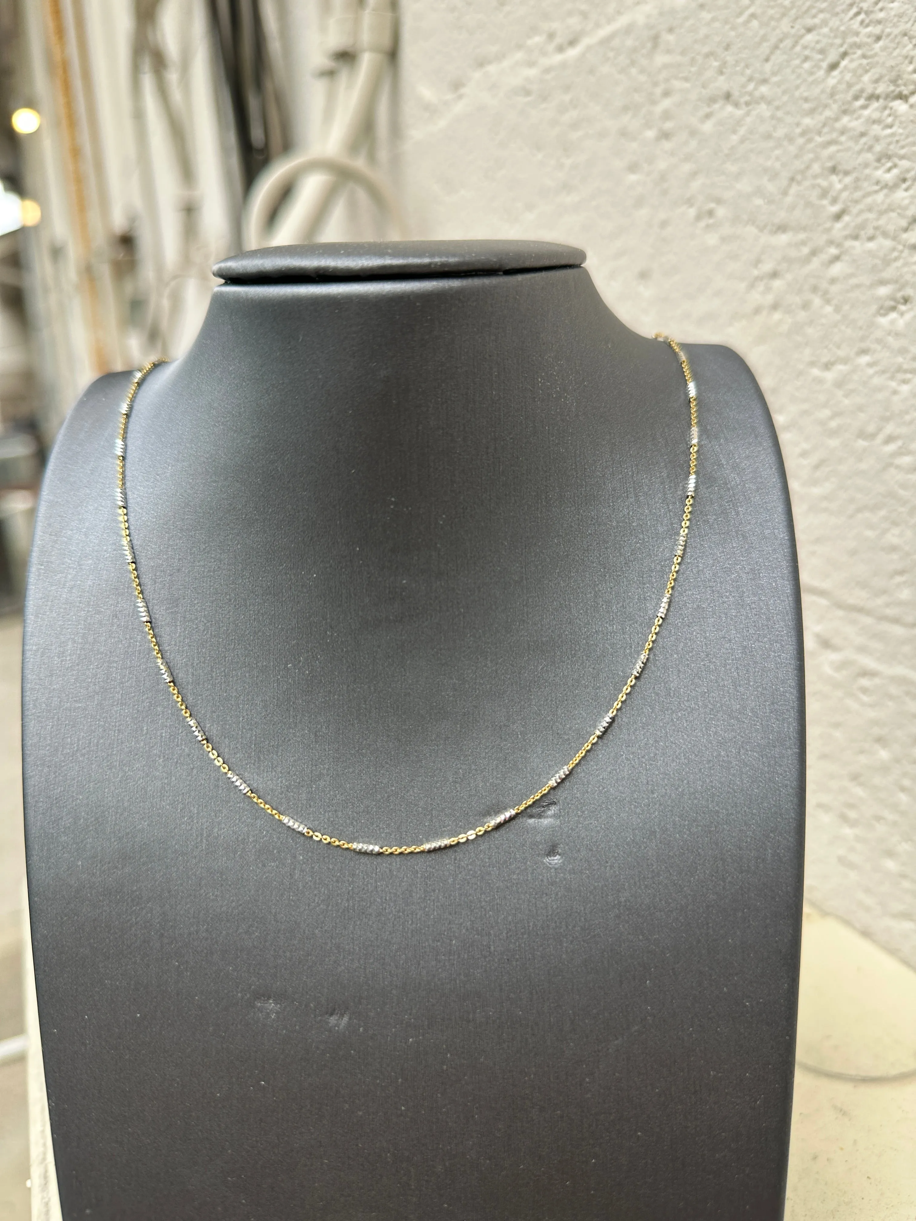 Gold and Silver Dainty Layering Chain