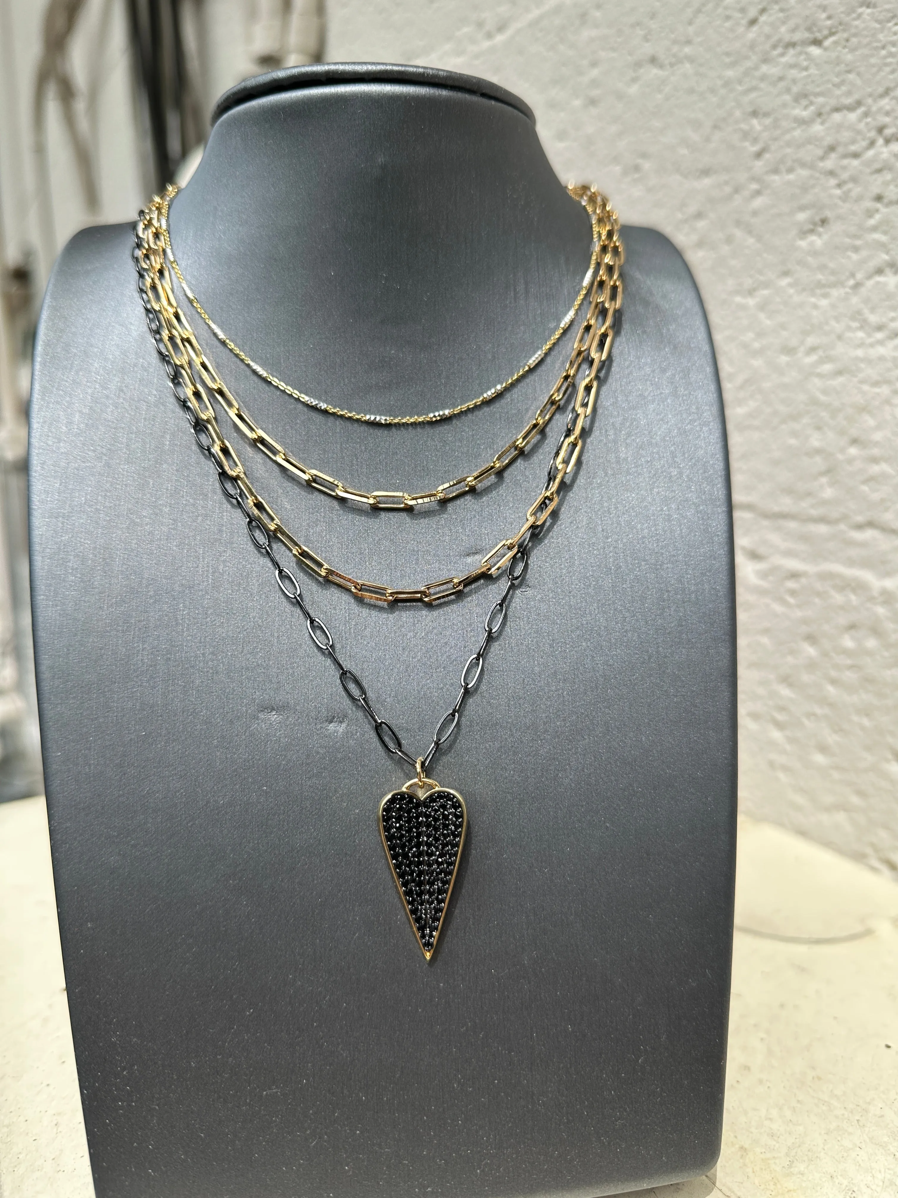 Gold and Silver Dainty Layering Chain