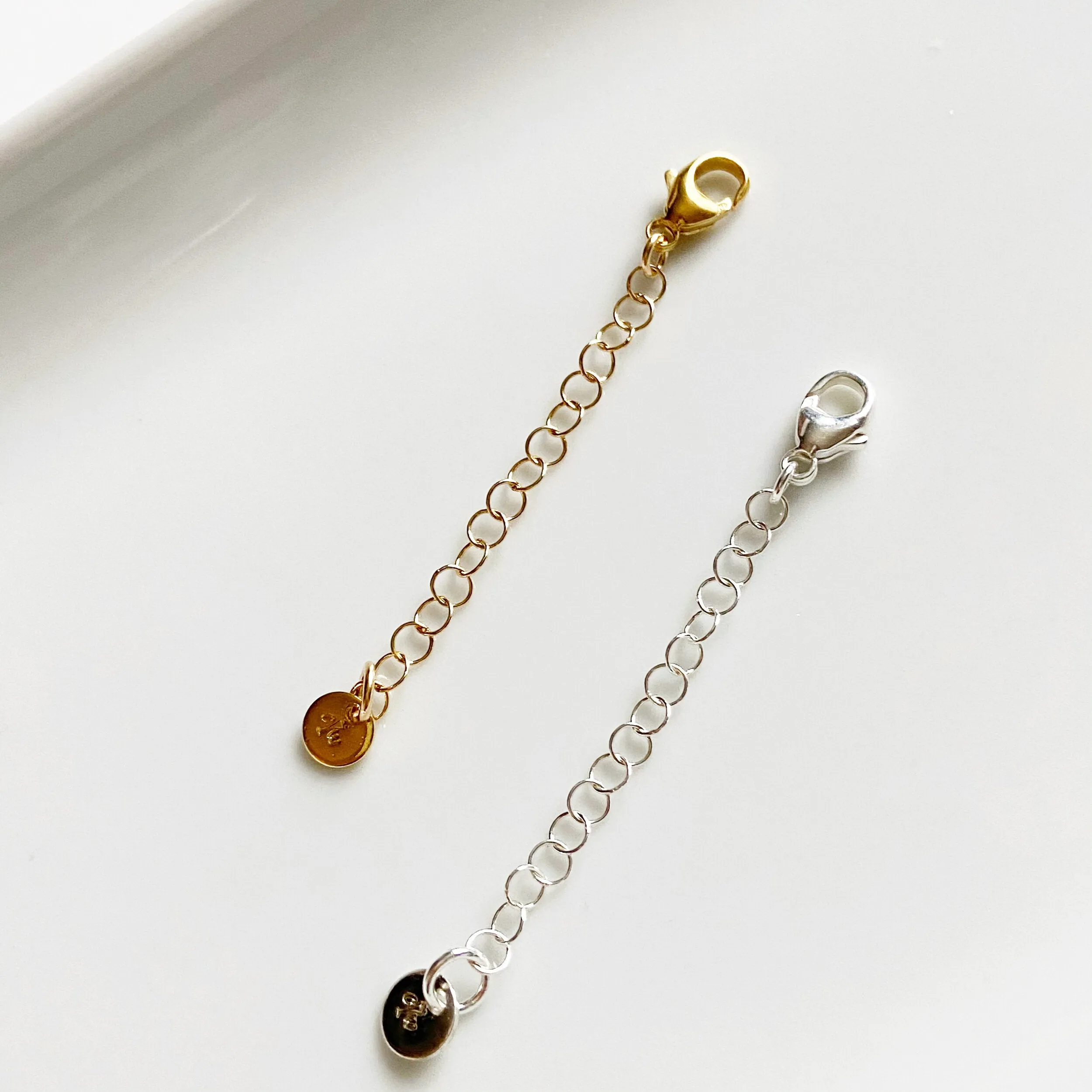 Gold Filled or Sterling Silver Chain Extender