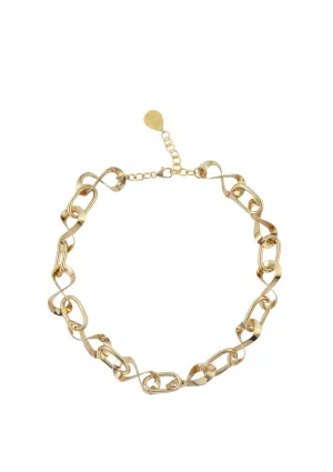 Gold Infinity Chain Necklace
