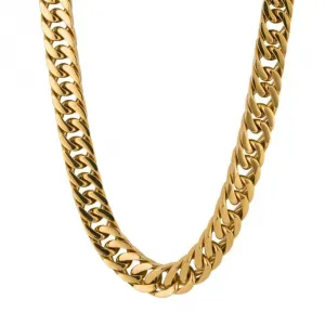 Gold Plated Curb 56cm Necklace  N4563