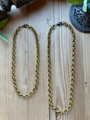 Gold Rolo Chain