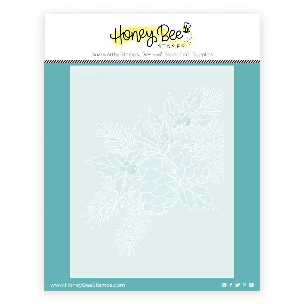 Good Tidings - Set Of 6 Coordinating Stencils
