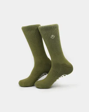 Grand Scheme Smile Sock Green