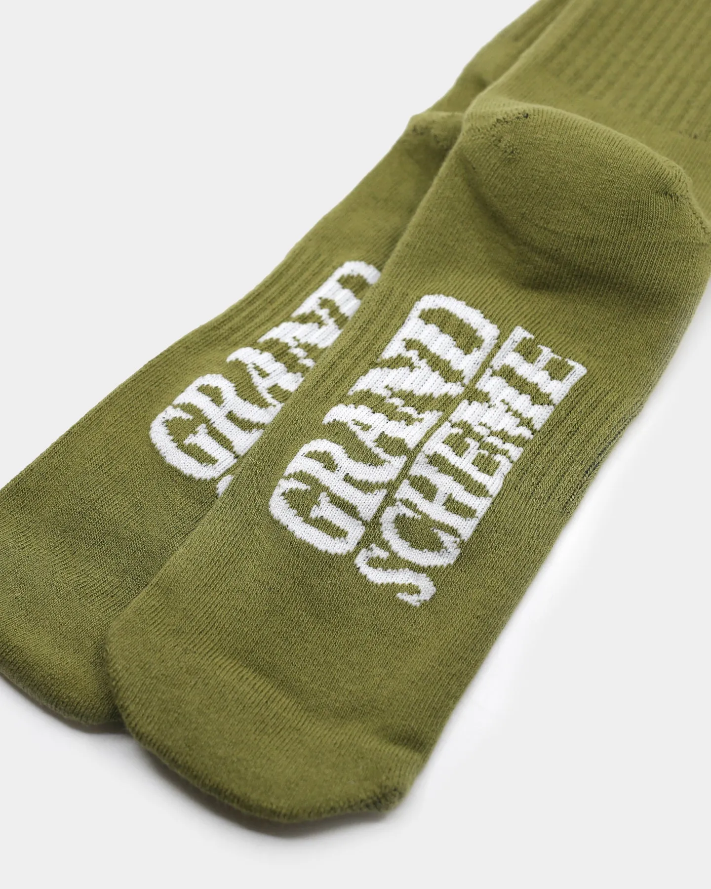 Grand Scheme Smile Sock Green