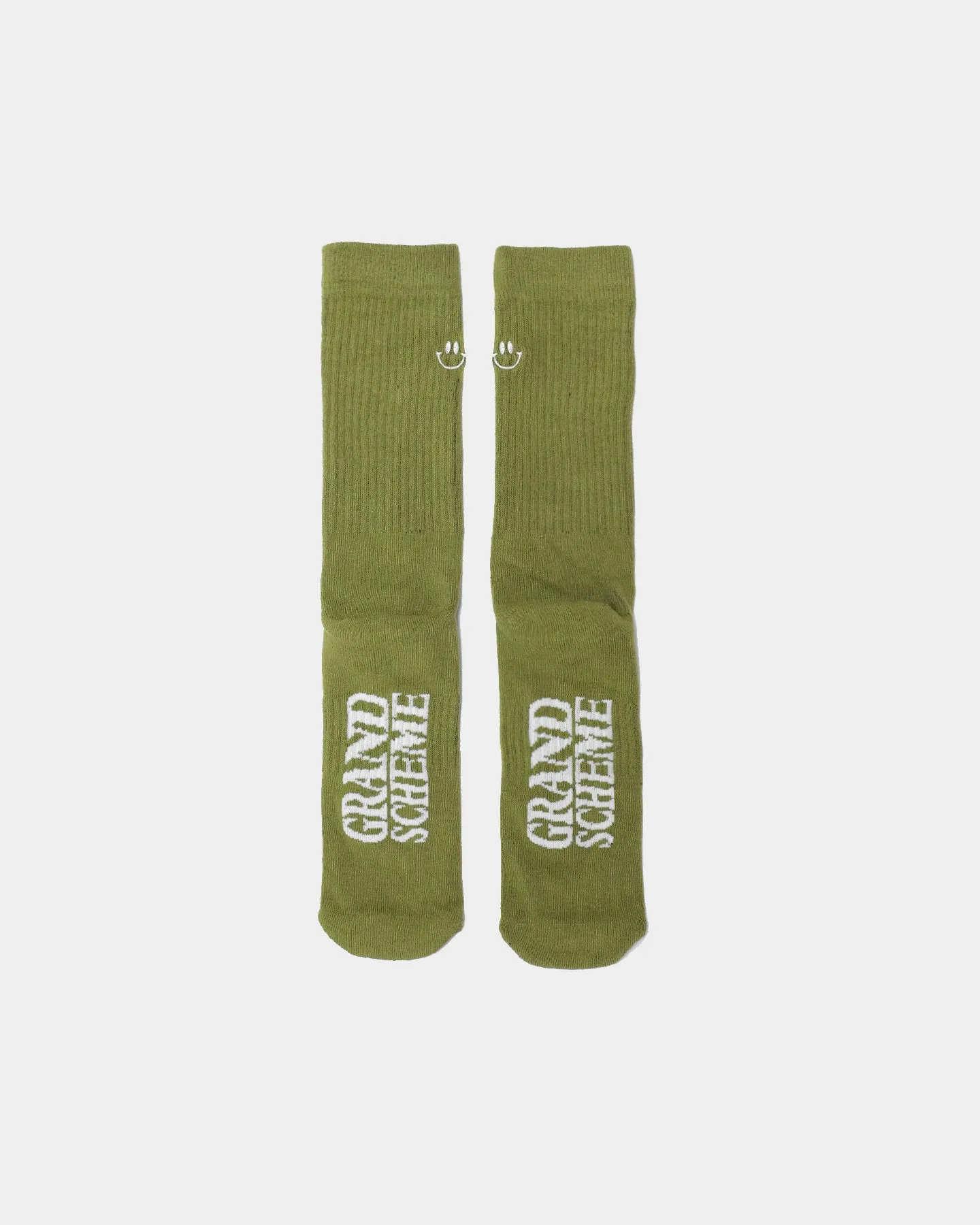 Grand Scheme Smile Sock Green