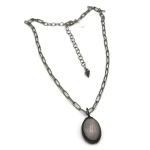 Grey Aurora "Gemz" Layering Necklace