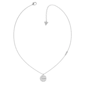 Guess Stainless Steel 16-18" Single & Turning Coin Chain