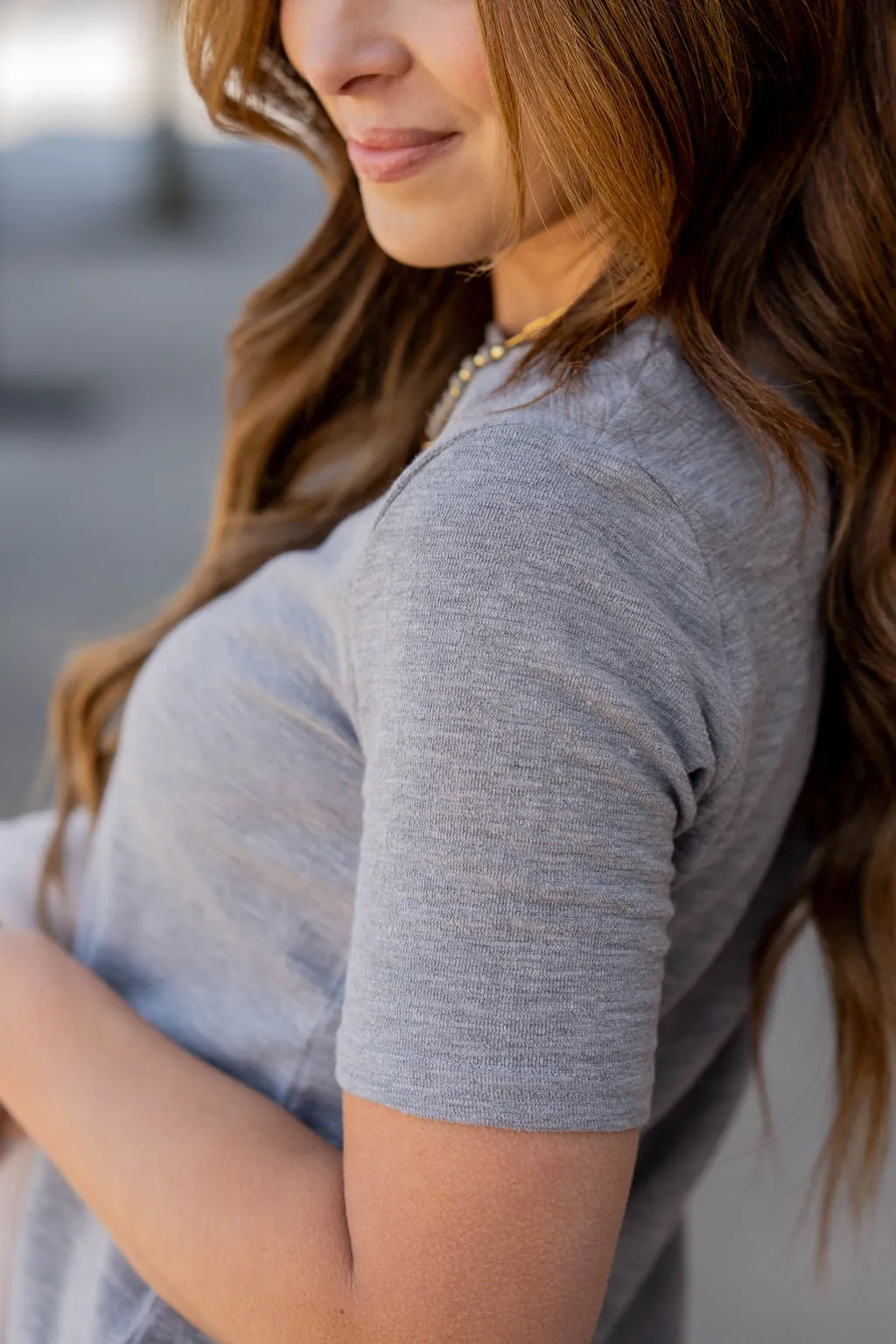 Half Sleeve Slub Tee