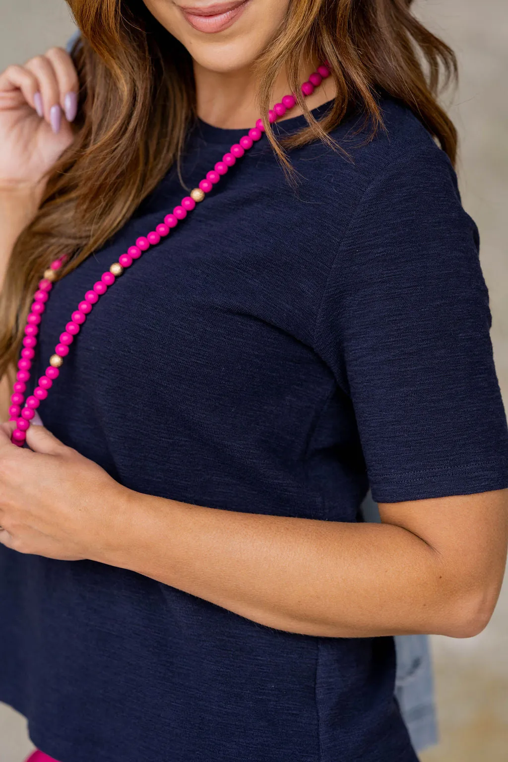 Half Sleeve Slub Tee