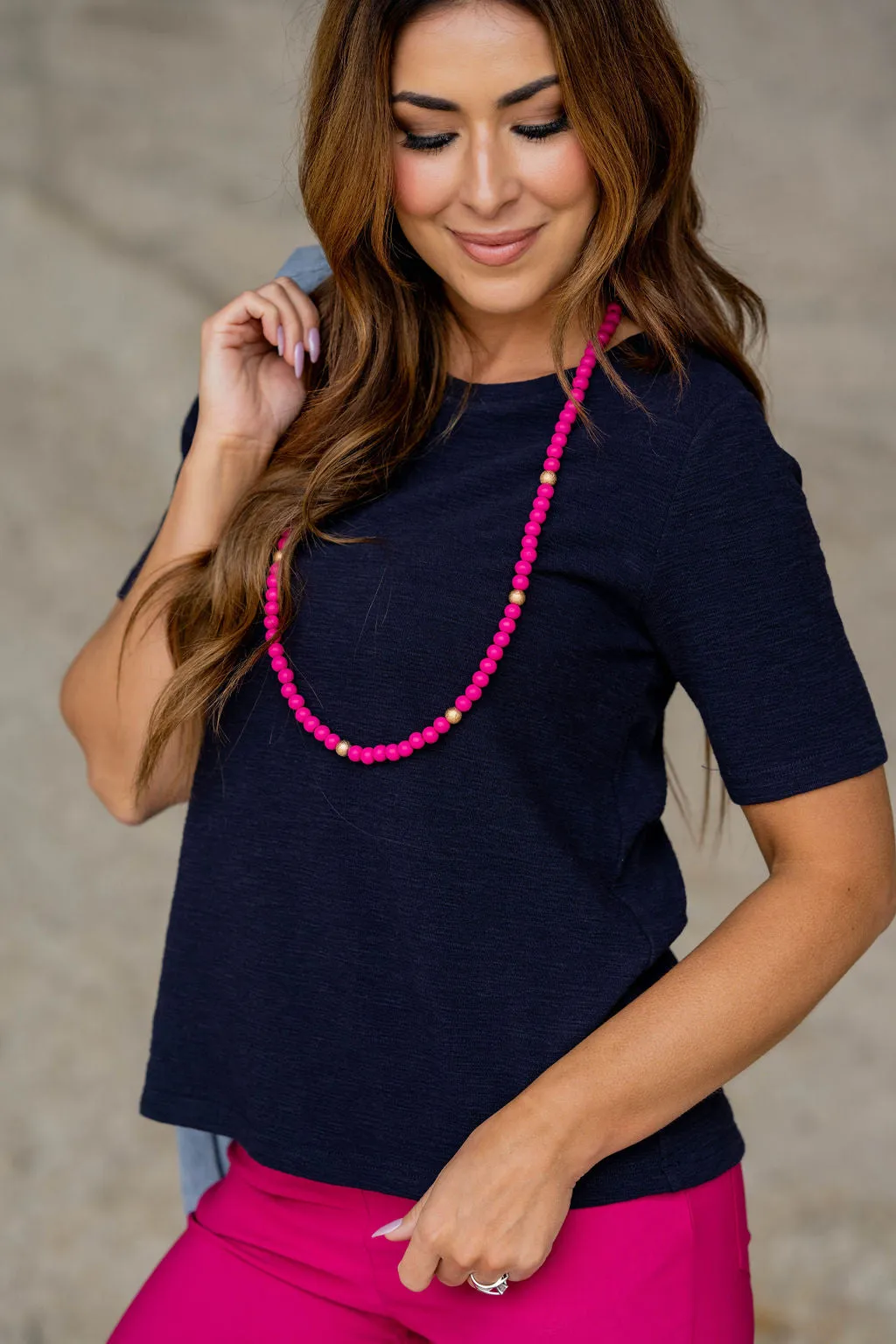 Half Sleeve Slub Tee