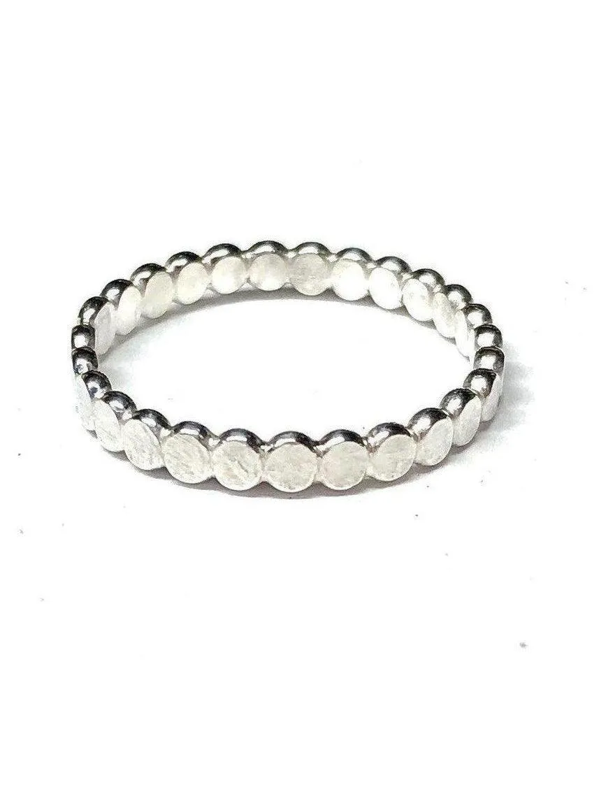 Handmade Sterling Silver Dainty Layering Ring