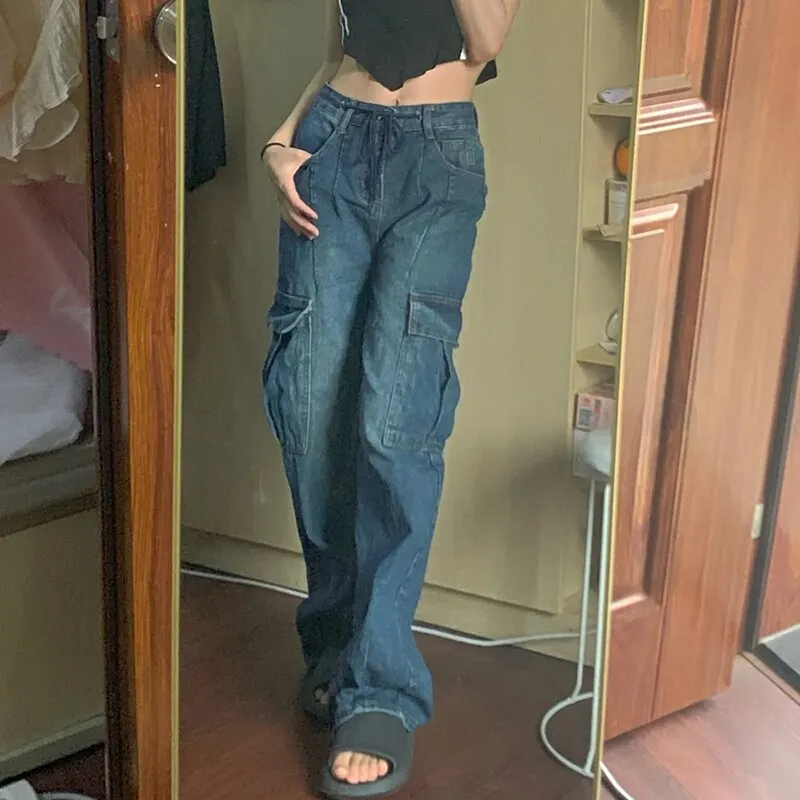 Harajuku Wide Leg Baggy Jeans