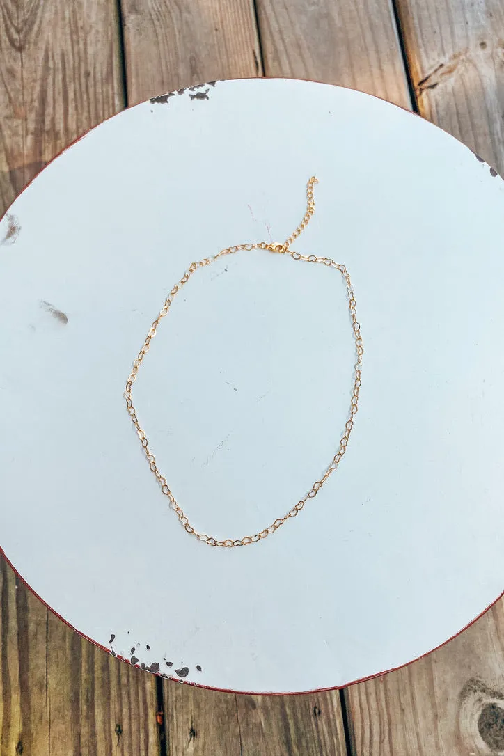 Heart Throb Dainty Necklace