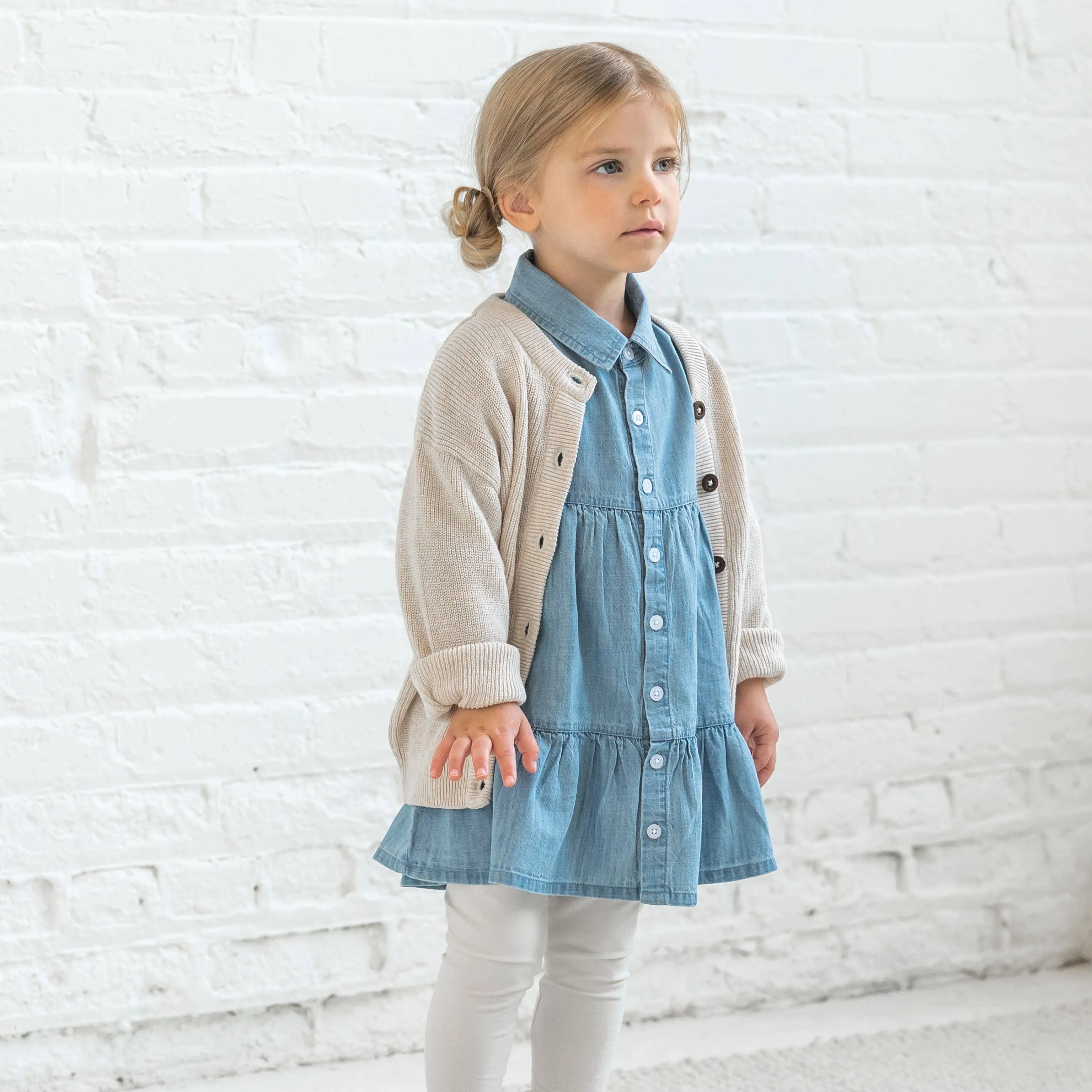 Heather Oat Knit Cardigan