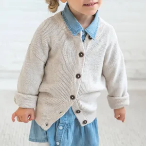 Heather Oat Knit Cardigan