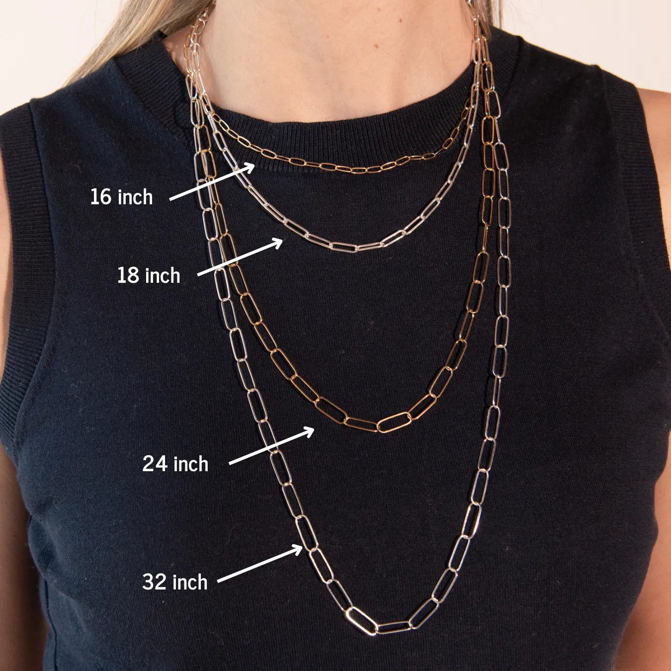 Heavy Hammered Chain & Bolt Clasp Necklace