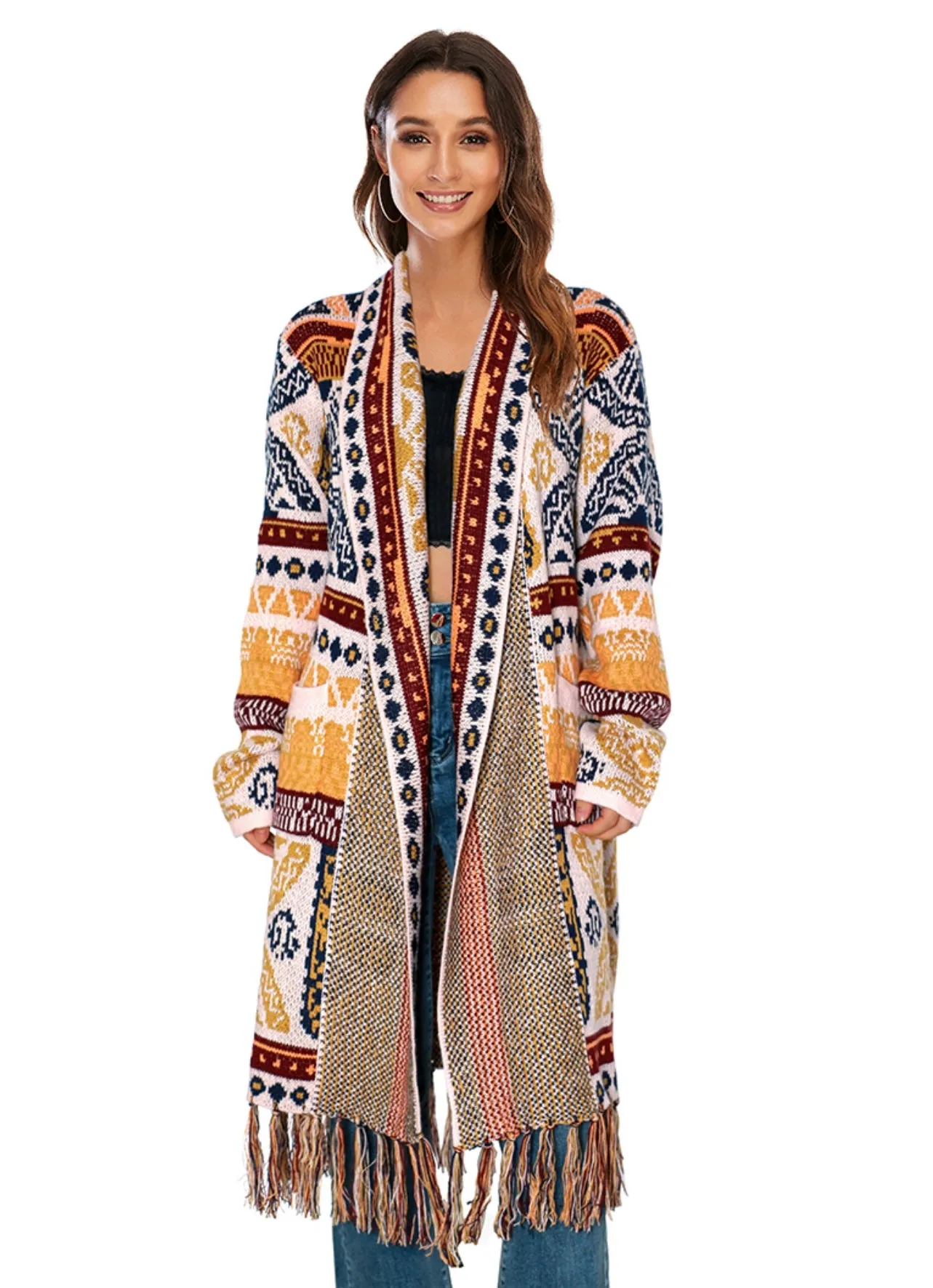 HELEN ETHNIC CARDIGAN