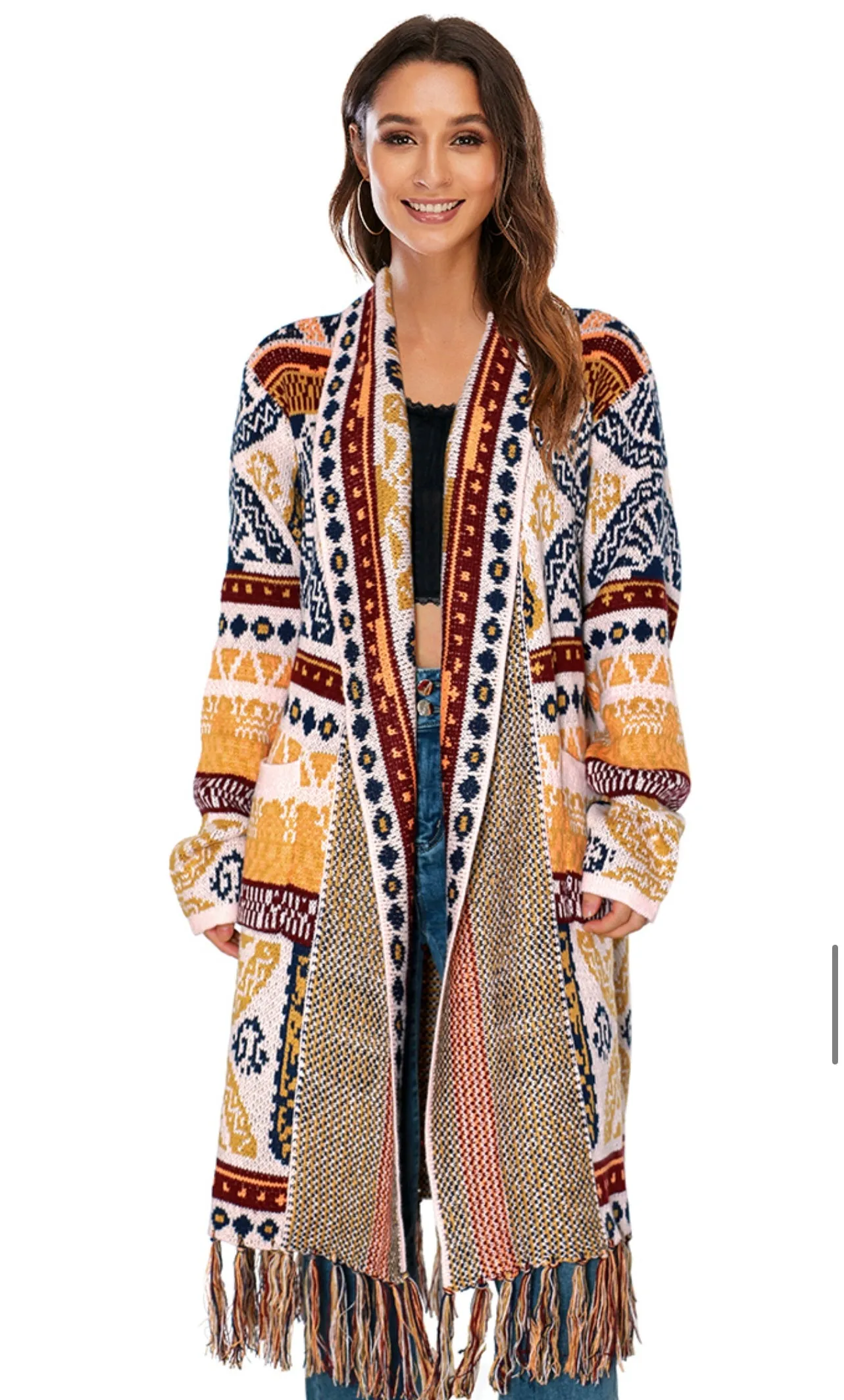 HELEN ETHNIC CARDIGAN