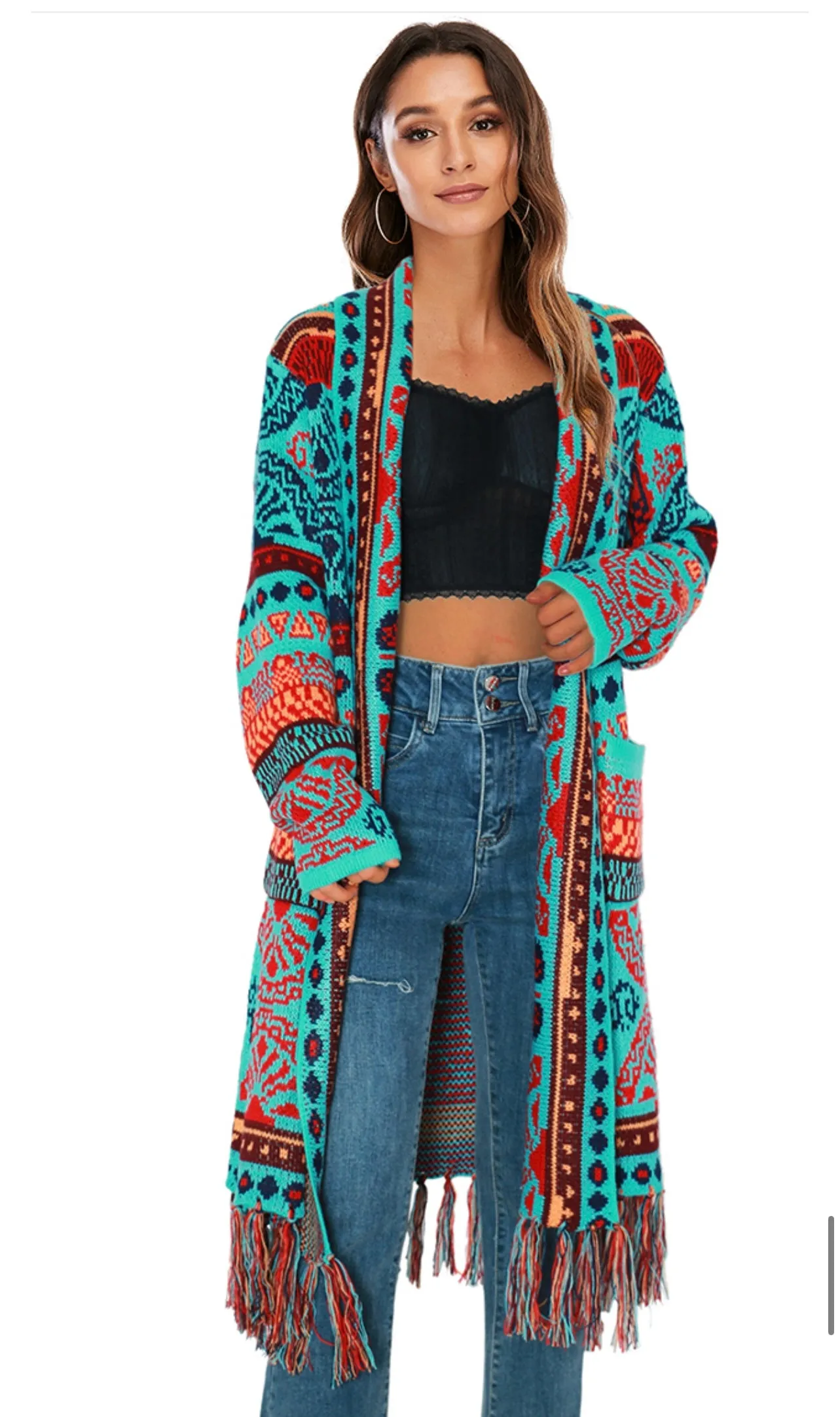 HELEN ETHNIC CARDIGAN