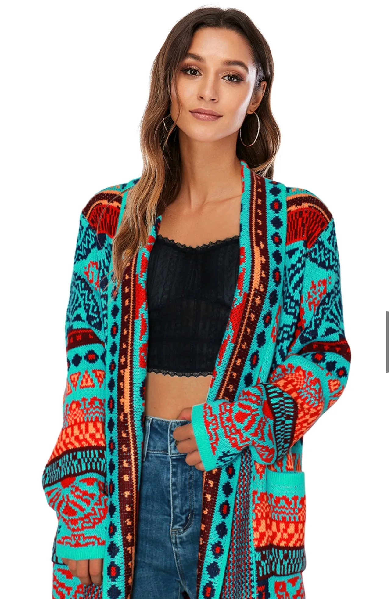 HELEN ETHNIC CARDIGAN