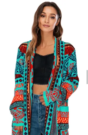 HELEN ETHNIC CARDIGAN