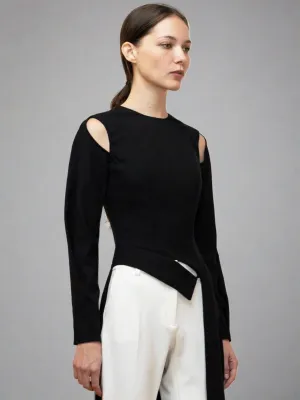 Hera Top | Dynamic Long Sleeve Tailored Top