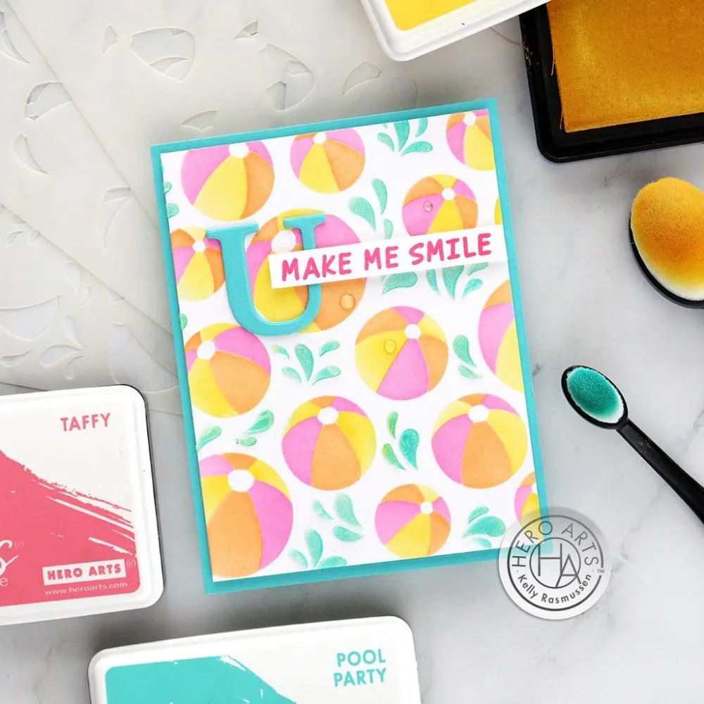 Hero Arts - Stencils - Color Layering Beach Ball