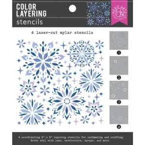 Hero Arts - Stencils - Color Layering Snowflake