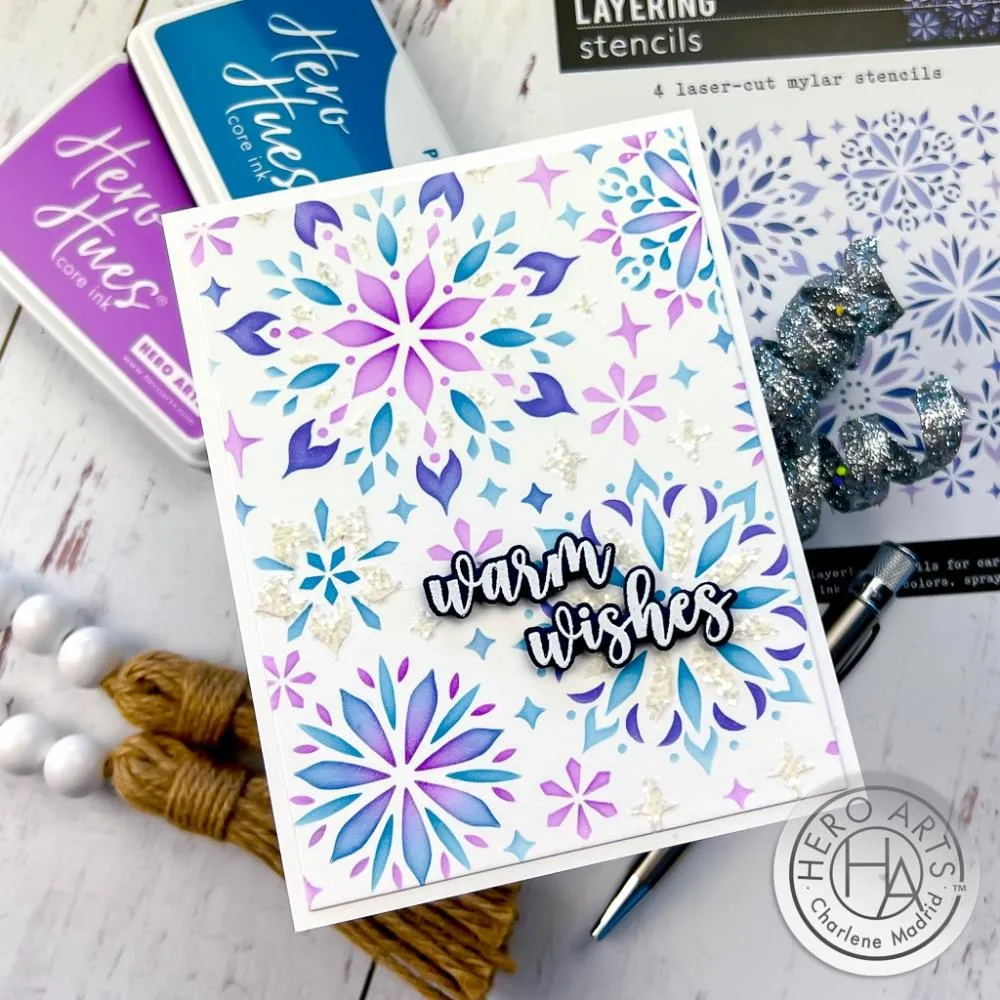 Hero Arts - Stencils - Color Layering Snowflake