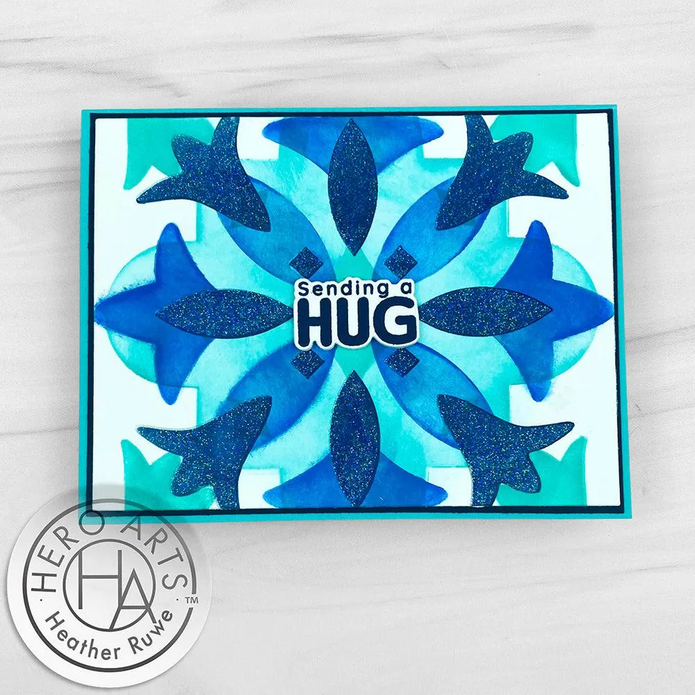 Hero Arts - Stencils - Color Layering Tile