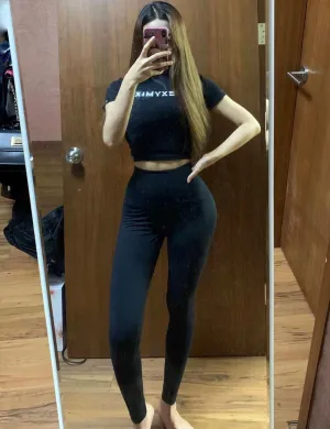 High Waist Biking Pants black ins_Biking