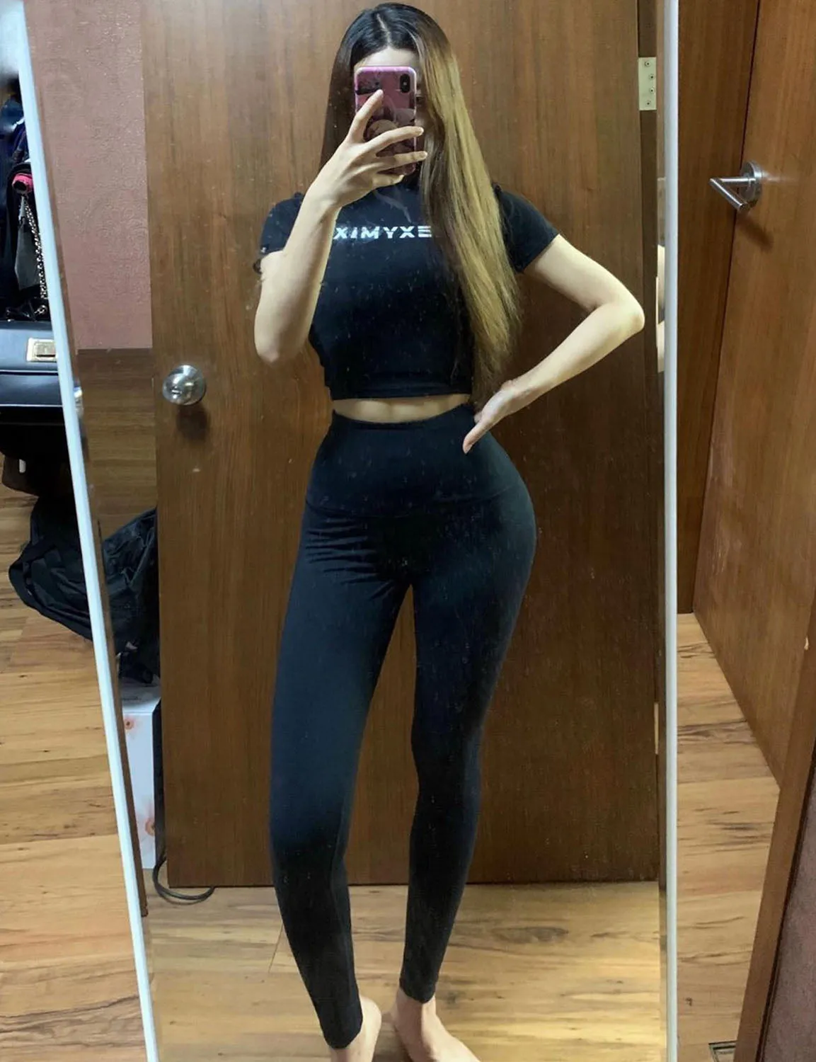 High Waist Biking Pants black ins_Biking