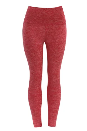 High Waist Biking Pants heatherred_Biking