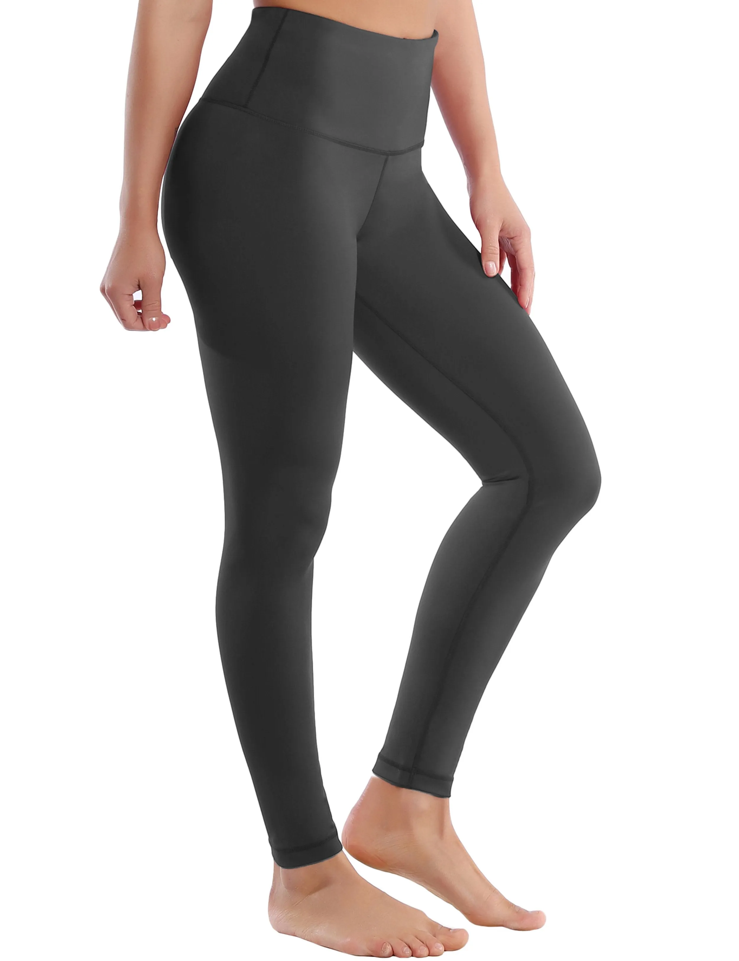 High Waist Biking Pants shadowcharcoal ins_Biking
