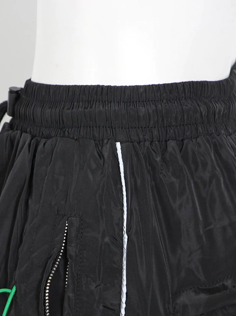High Waist Drawstring Trousers