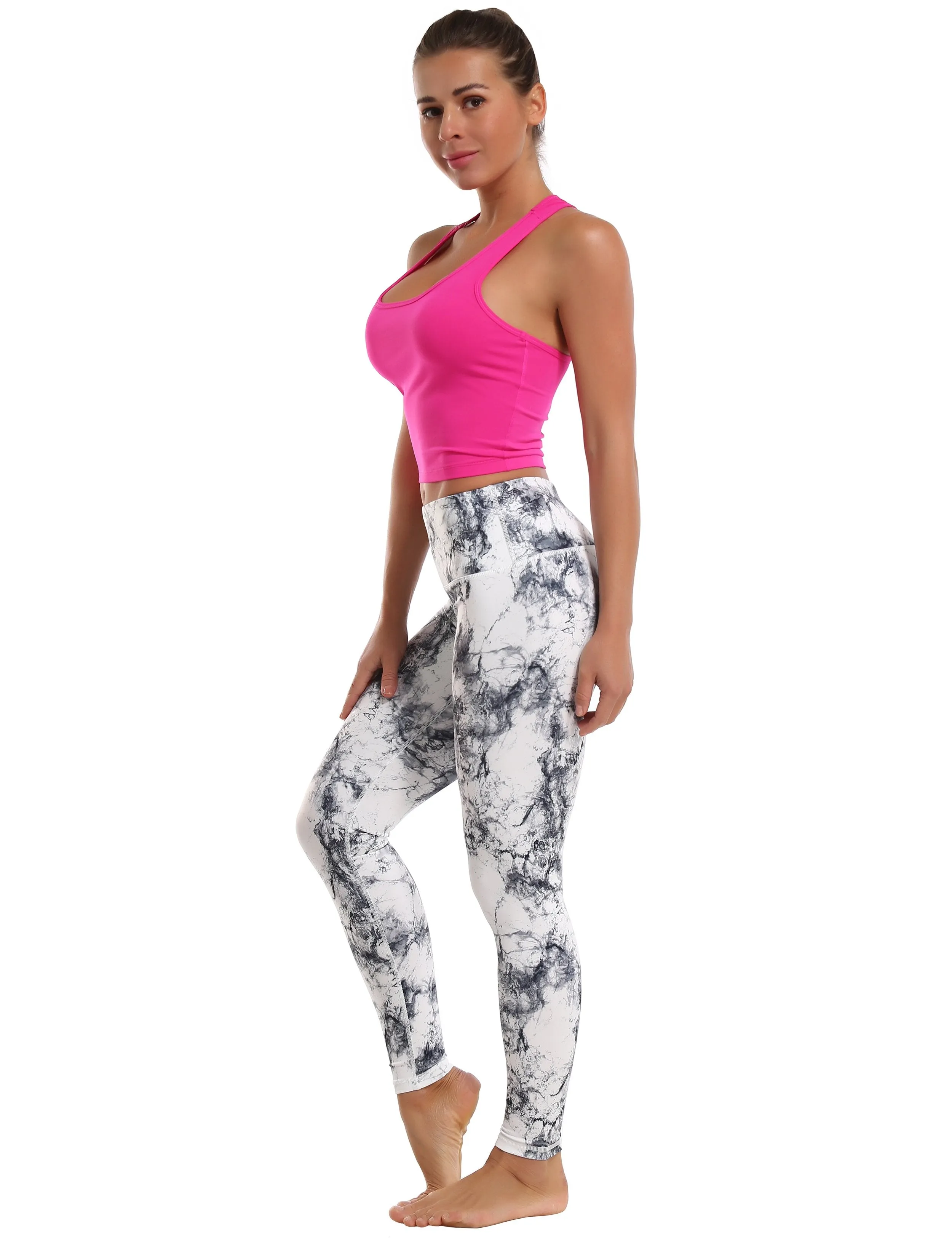 High Waist Golf Pants arabescato ins_Golf