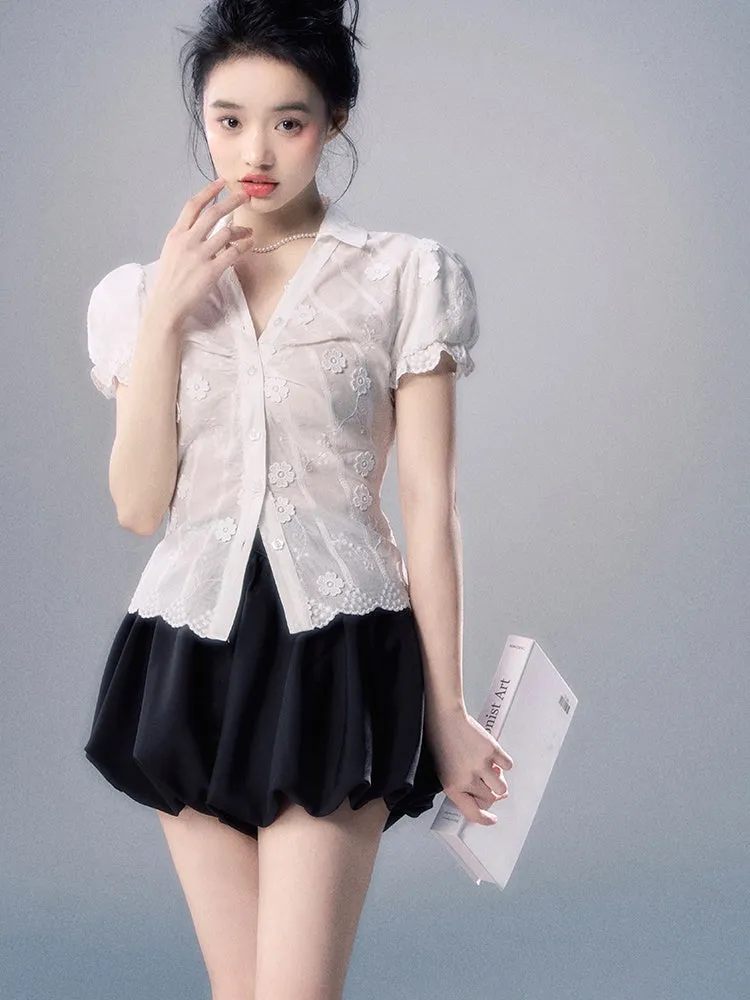 High Waist Petal Bloomers