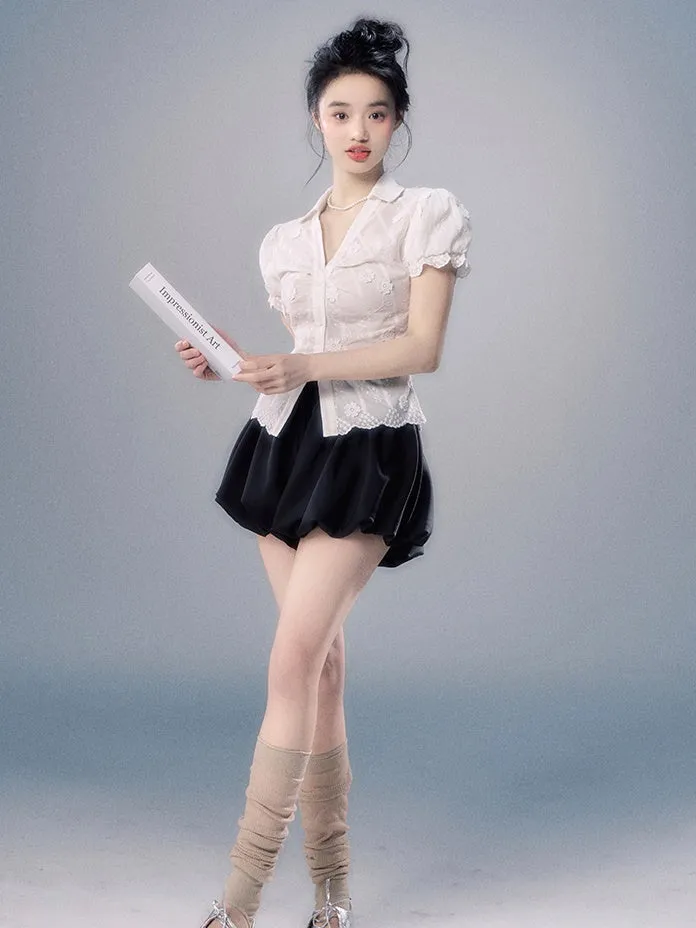 High Waist Petal Bloomers