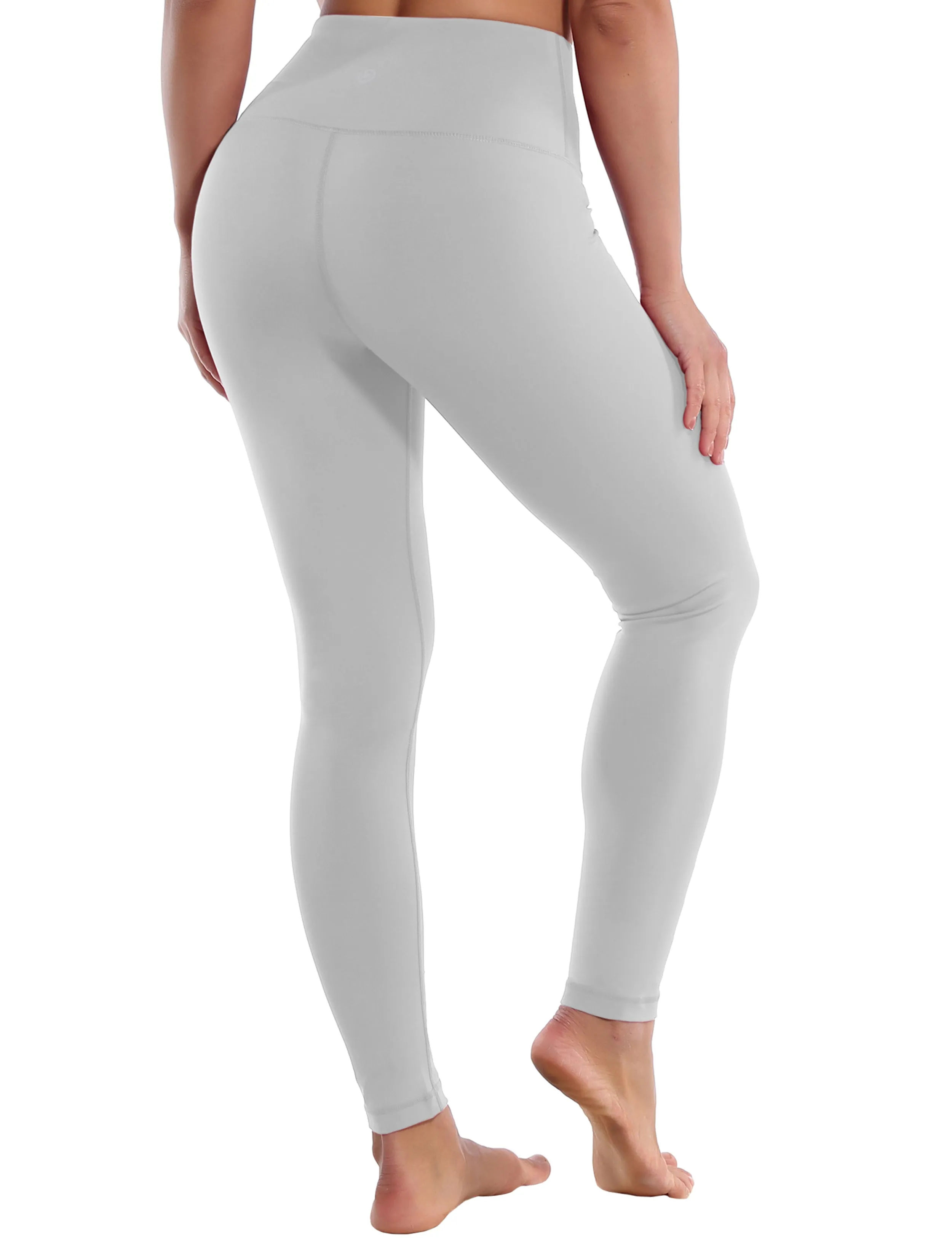 High Waist Pilates Pants lightgray_Pilates