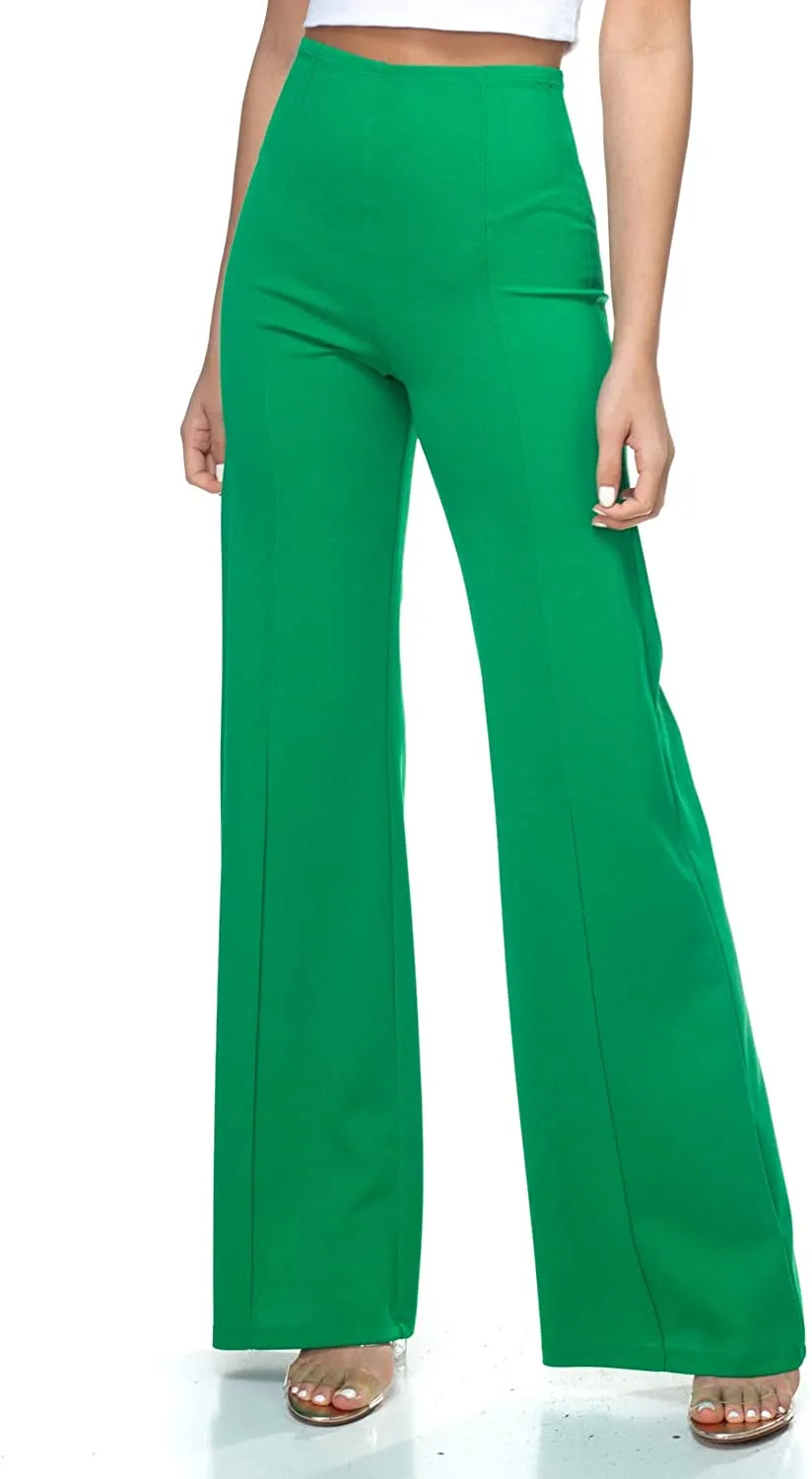 High Waist Purple Dress Pants