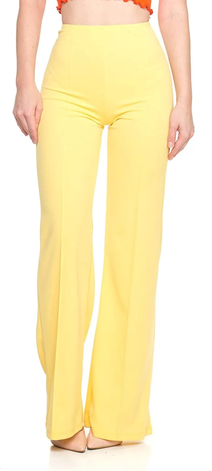 High Waist Purple Dress Pants