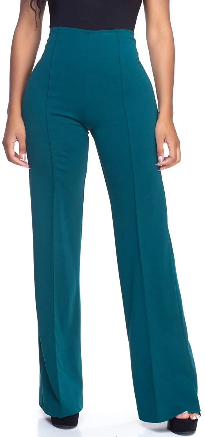 High Waist Purple Dress Pants