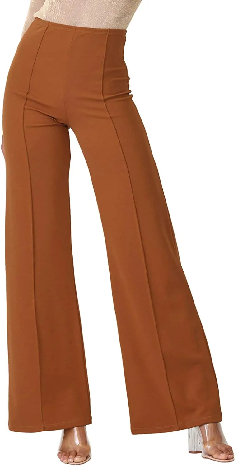 High Waist Purple Dress Pants